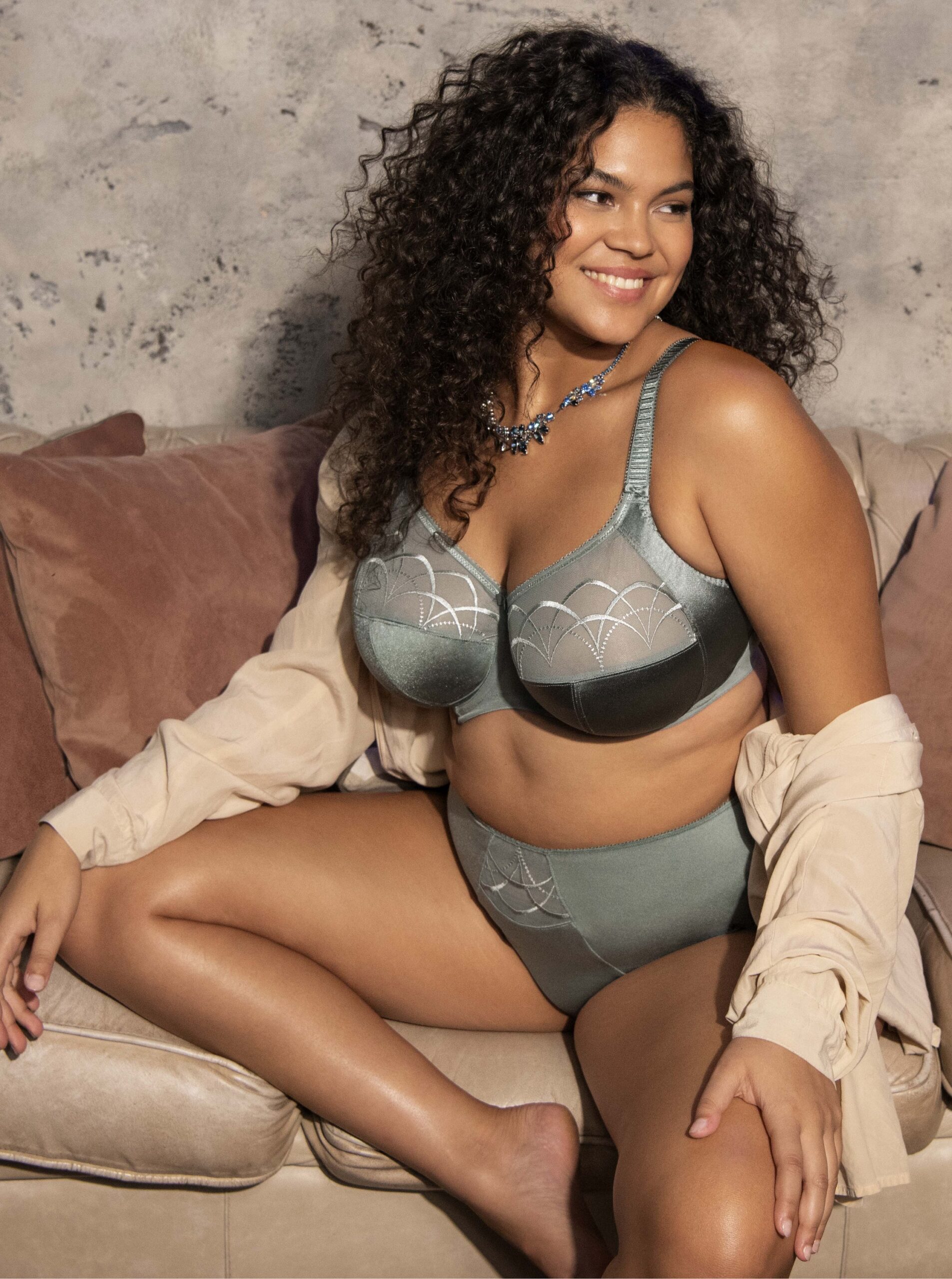 Elomi Cate Full Cup Banded Underwire Bra EL4030 - Willow